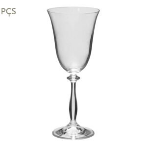 Jogo de Taças para Vinho em Cristal Angela - 6 Peças